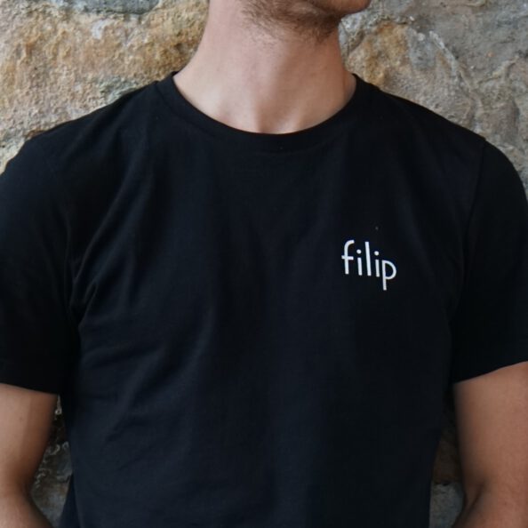 T-Shirt „filip“ – black